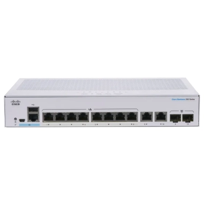 Коммутатор Cisco Business 250 Series CBS250-8T-E-2G