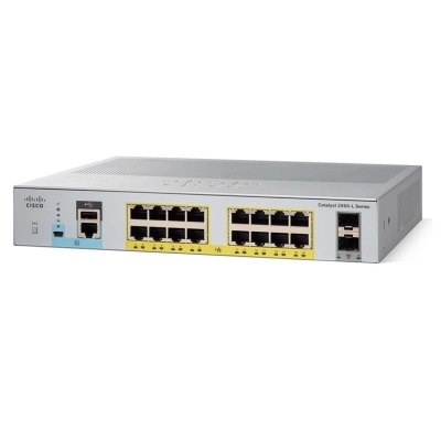 Коммутатор Cisco Catalyst C1000 C1000-16P-E-2G-L