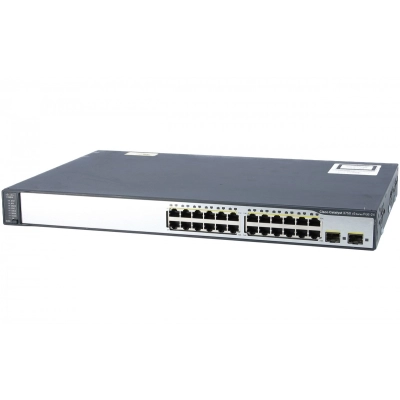 Коммутатор Cisco Catalyst WS-C3750V2-24PS-E (USED)